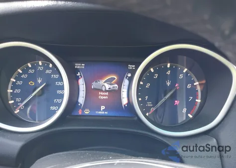 2014 Maserati Ghibli z USA, uszkodzony, nr VIN ZAM57XSA7E1103509